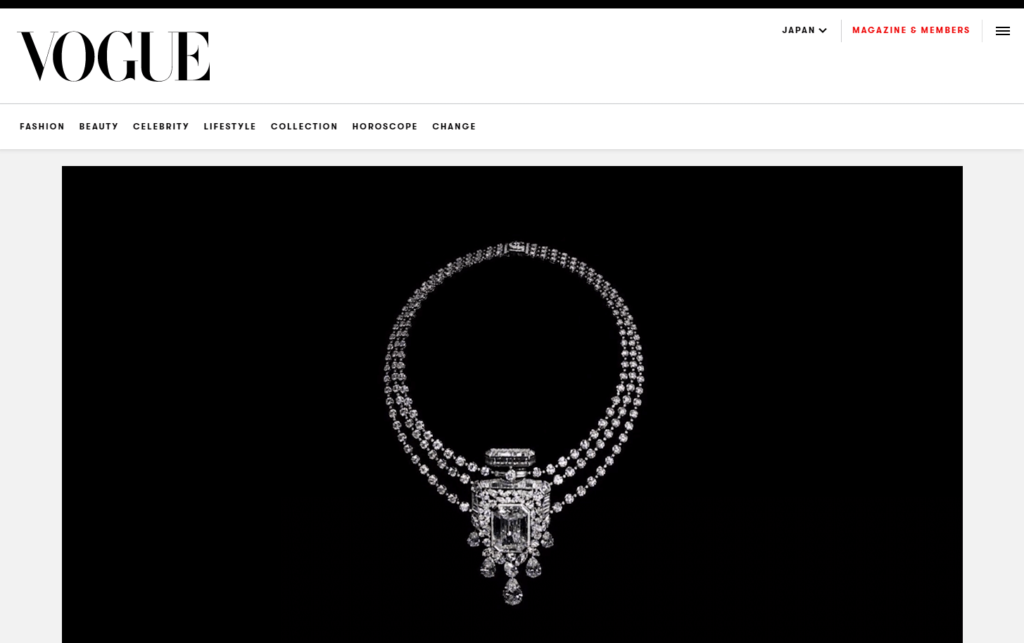 no.003_VOGUE（ヴォーグ） トップページ　ファーストビュー画像